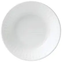 Conjunto de Pratos para Cereal ou Sopa de 18 cm, Estilo Casual com 4 Peças, Formato Redondo e Material de Porcelana, Wedgwood, Branco