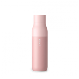 Garrafa Térmica para Água 500mL em Aço Inoxidável Isolada para Camping, Escritório e Viagens, LARQ Bottle Twist Top, Rosa