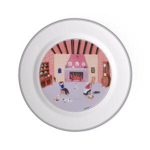 Prato de Jantar para Todas as Ocasiões com Tema By The Fireside, Formato Redondo e Material de Porcelana Premium, Villeroy Boch