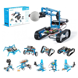 Kit Makeblock Ultimate Robô DIY 10-em-1 – Engenharia Robótica Avançada, 550+ Peças, Programação Arduino/Python, Bluetooth, STEM Azul