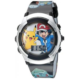 Relógio Digital de Quartzo para Crianças de 5 até 15 Anos, Ash Pikachu, Preto