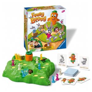 Ravensburger Funny Bunny: Jogo de Tabuleiro Divertido - Instruções Fáceis, Partidas Rápidas e Muita Diversão para Toda a Família