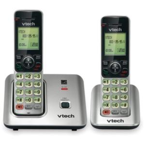 Dois Telefones Sem Fio VTech Caller ID, Chamada em Espera Expandido para um total de 5 aparelhos