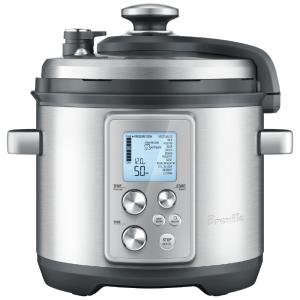Panela Elétrica de Pressão 11 Configurações 5.7L, Aço Inoxidável, 1100W 110V, BREVILLE Breville Fast Slow Pro BPR700BSS, Prateado