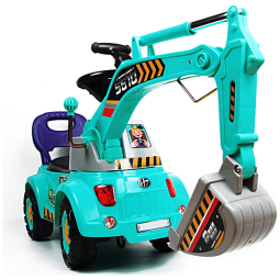 Escavadeira 3 em 1 para Crianças de 3 Anos ou Mais, POCO DIVO, Azul