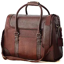 Bolsa Térmica Para Transporte de Vinhos até 6 Garrafas, WINE ENTHUSIAST, Marrom Escuro