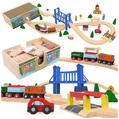 Conjunto de Trenzinho de Brinquedo