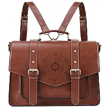 ECOSUSY Bolsa, Pasta de Couro PU para Laptop Feminina, ECOSUSI ou012938001 FUS, Preto
