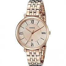 Relógio Feminino de Quartzo e Aço Inoxidável, FOSSIL ES4100, Rosa