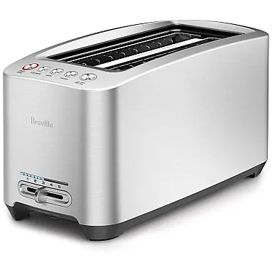 Torradeira Elétrica, Aço Inoxidável, 4