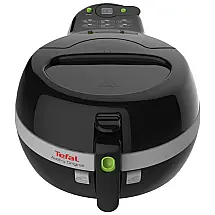Fritadeira Elétrica a óleo 1L com Livro de Receitas 1500W, 110v, T FAL 1510001181, Preto
