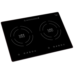 Cooktop de Indução Portátil 2 Queimadores, 1800W, 110v, TRUE INDUCTION MD 2B, Preto