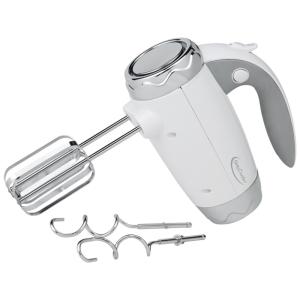 Batedeira de Mão com 7 Velocidades e Acessórios, 250W, Branca, 110v, BETTY CROCKER BC 2205C, Branco