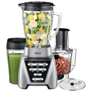 Liquidificador de Bancada Jarra 1.4L de Vidro com 7 Velocidades 1200W, 110v, OSTER BLSTMB CBF 000, Prateado