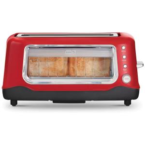 Torradeira, com 2 fatias, 1100W, vermelha, 110v, DASH DVTS501, Vermelho