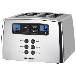 Torradeira Elétrica, 4 Fatias, 110v, CUISINART CPT 440CH, Prateado