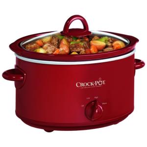 Panela Eléica Multifuncional 3.8L, Aço Inoxidável com Conole de Temperatura, 1500W, 110v, CROCK POT SCV401 TR, Vermelho
