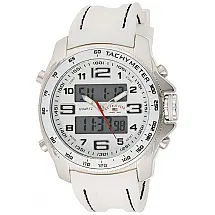 Relógio An Metal Qartzo Maclino Homem Caal, U.S. POLO ASSN. US9320, Branco