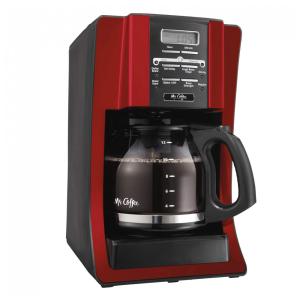 Cafeteira Elétrica Programável Mr. 2.8L com Desligamento Automático, 110v, MR. COFFEE FBABVMC SJX36GT, Vermelho