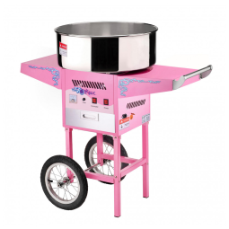Máquina de Algodão Doce Elétrica com Carrinho com a Tigela em Aço Inoxidável, 110v, GREAT NORTHERN POPCORN COMPANY 6304 Vortex Machine with