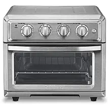 Fritadeira Airfryer, Forno Elétrico, Torradeira com Convecção, 110v, CUISINART TOA 60, Prateado