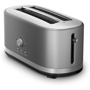 Torradeira Elétrica KitchenAid KMT4116CU, 4 fatias, Com Alavanca de Elevação Alta, Prata 110V