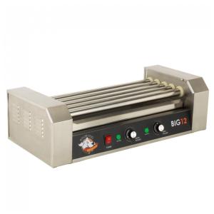 Máquina de Salsicha Hot Dog RollerDog Grill Funtime RDB12SS de Hot Dog em aço inox, rolos antiaderentes, com bandeja coletora de óleo