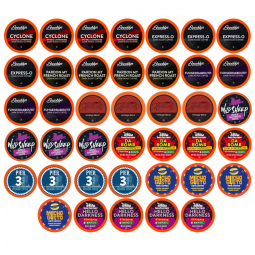 Cápsulas de Café torra forte e escuro 40u, TWO RIVERS COFFEE TRC BRS40, Marrom