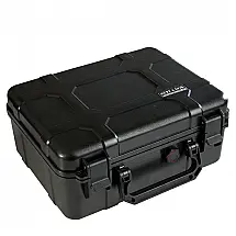 Humidor de Viagem Humi-care Preto para 40 Charutos ABS Antiesmagamento Impermeável