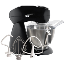 Batedeira de Bancada 4.5L com 12 Velocidades, Aço Inoxidável, 400W, 110v, HAMILTON BEACH 63227, Preto