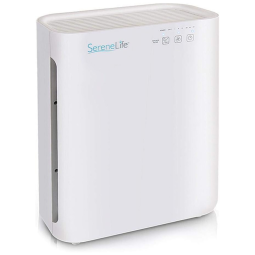 SereneLife Esterilizador de Ar PSLAPU35 Cleaner w, UV C, Filtro HEPA, Vírus, Bactérias, Branco 110V