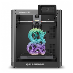 Impressora 3D FLASHFORGE AD5M, Velocidade de 600mm/s, Auto Nivelamento em 1 Clique, Volume de Impressão 220x220x220mm
