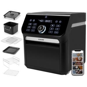 Fritadeira Elétrica 7L, com Painel de Controle Digital, 1800W, 110v, COSORI Smart Air Fryer Oven,, Preto