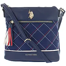 U.S. POLO ASSN Bolsa Feminina Transversal , Azul