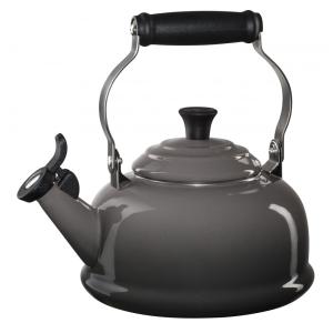Chaleira de Chá 1.7 Litros em Aço Inoxidável com Apito, Le Creuset, Cinza Escuro