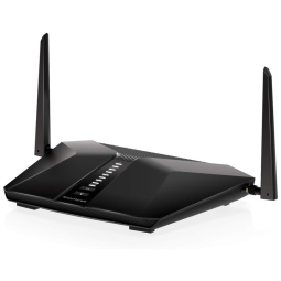 AX4 Roteador Wi Fi com Modem Integrado 4G Vel 1.8Gbps Área 139 m2, NETGEAR LAX20 100NAS, Preto