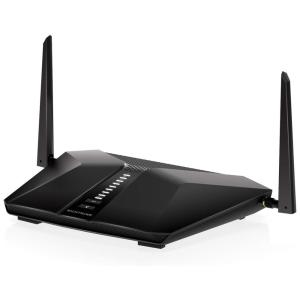 AX4 Roteador Wi Fi com Modem Integrado 4G Vel 1.8Gbps Área 139 m2, NETGEAR LAX20 100NAS, Preto