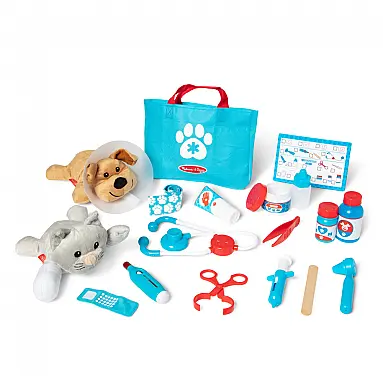 Kit Veterinário Infantil Divertido com