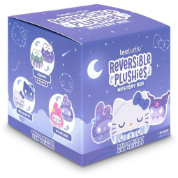 Caixa Misteriosa de Pelúcia Reversível TeeTurtle Sanrio Hello Kitty and Friends - Celestial Fofo Kawaii Surpresa Animal de Pelúcia Macio