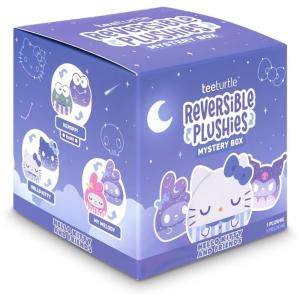 Caixa Misteriosa de Pelúcia Reversível TeeTurtle Sanrio Hello Kitty and Friends - Celestial Fofo Kawaii Surpresa Animal de Pelúcia Macio