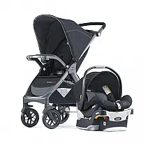 Sistema de Viagem Chicco Bravo Sport Ferro Carrinho + Cadeirinha KeyFit Recém-nascido a 13,6 kg