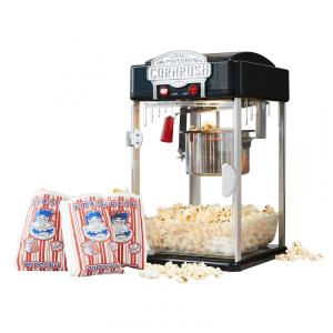 Pipoqueira Elétrica Retrô Produz até 6 Porções, 110v, CORNRUSH 4B, Preto