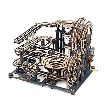 Quebra Cabeças 3D Circuito de Corrida Engenho para Crianças e Adultos, 253 Peças, HANDS CRAFT LGA01, Preto