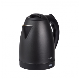 Chaleira Elétrica 1,7L em Aço Inoxidável com Fervura Rápida, Desligamento Automático e Base Giratória, 1100W, COOK WITH COLOR, Preta
