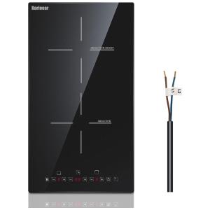 Cooktop de Indução de Embutir 2 Queimadores, 3500W, 220v, KARINEAR, Preto