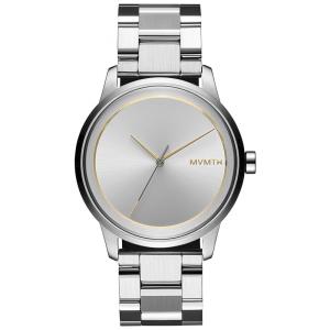 Relógio Unissex Analógico Quartzo de Aço Inoxidável, MVMT 28000186, Prateado