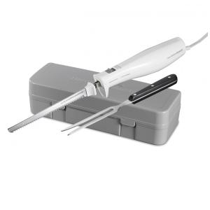 Conjunto de Facas Elétricas Hamilton Beach para Cortar Carnes, Aves, Pães, Artesanatos e Mais! Lâminas de Aço Inox, Design Ergonômico