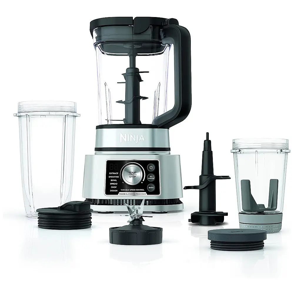Liquidificador Ninja Foodi Power Blender Processor System com Fabricante de Smoothie Bowls e Extrator de Nutrientes, Edição Canadense