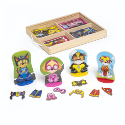 Conjunto de Atividades Magnéticas Patrulha Canina com 64 Peças Brinquedo Interativo para Crianças Acima de 3 Anos, Melissa & Doug