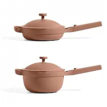 Kit Cookware Mini Our Place 2 Peças Cerâmica Antiaderente Livre de PFAS Cor Especiarias